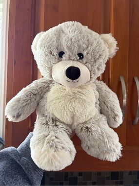 Warmies | Marshmallow Bear Microwavable Weighted Lavender Plush